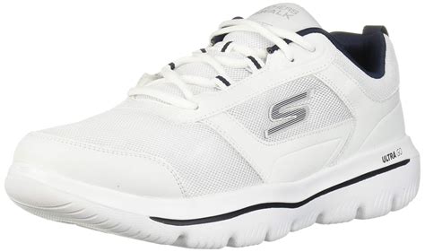 men's white skechers sneakers|More.